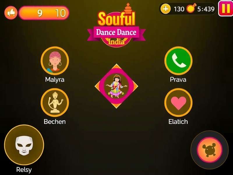 Soulful Dance India Gameplay Screenshot